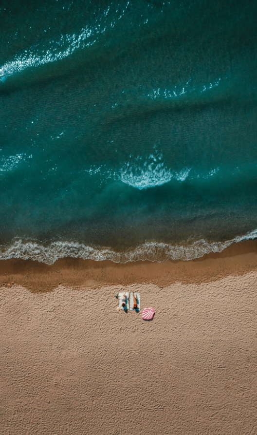 Person on beach